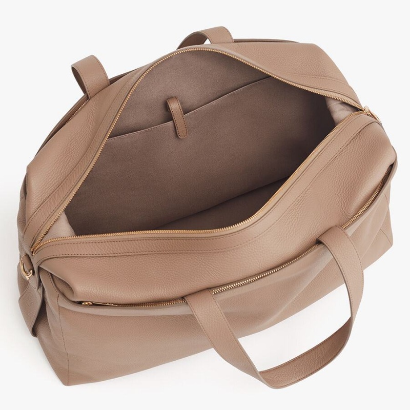 Sacs De Voyage Cuyana Large Kaki Femme | IRH-9407176