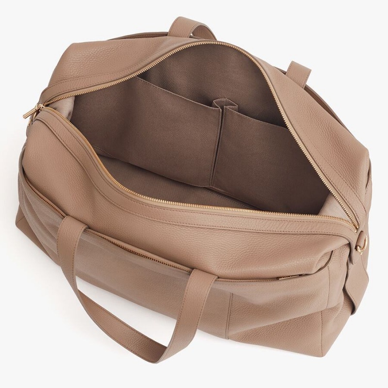 Sacs De Voyage Cuyana Large Kaki Femme | IRH-9407176