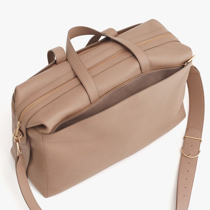 Sacs De Voyage Cuyana Large Kaki Femme | IRH-9407176