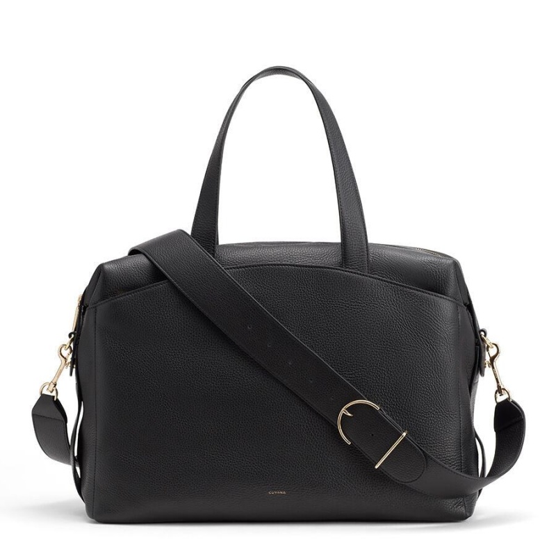 Sacs De Voyage Cuyana Medium Noir Femme | NIK-1544952