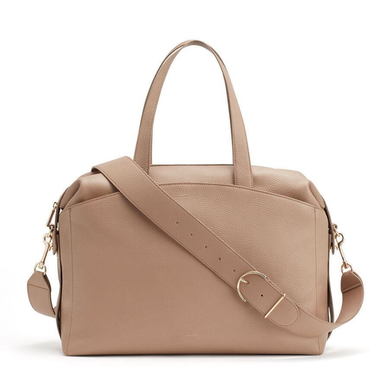 Sacs De Voyage Cuyana Medium Kaki Femme | HCF-2879218