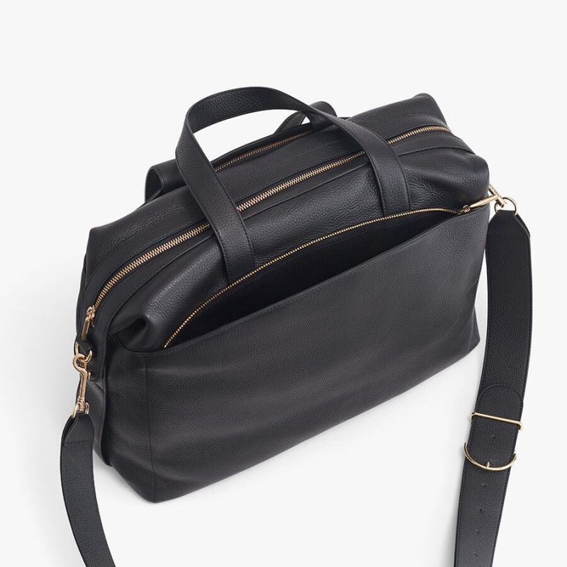 Sacs De Voyage Cuyana Medium Noir Femme | NIK-1544952