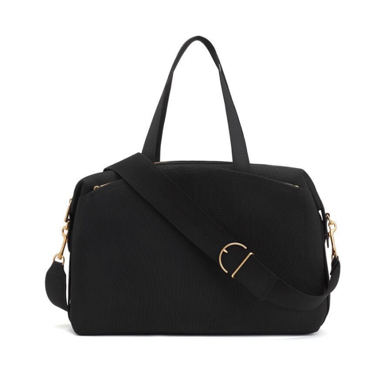 Sacs De Voyage Cuyana Medium Noir Femme | IJM-6415824