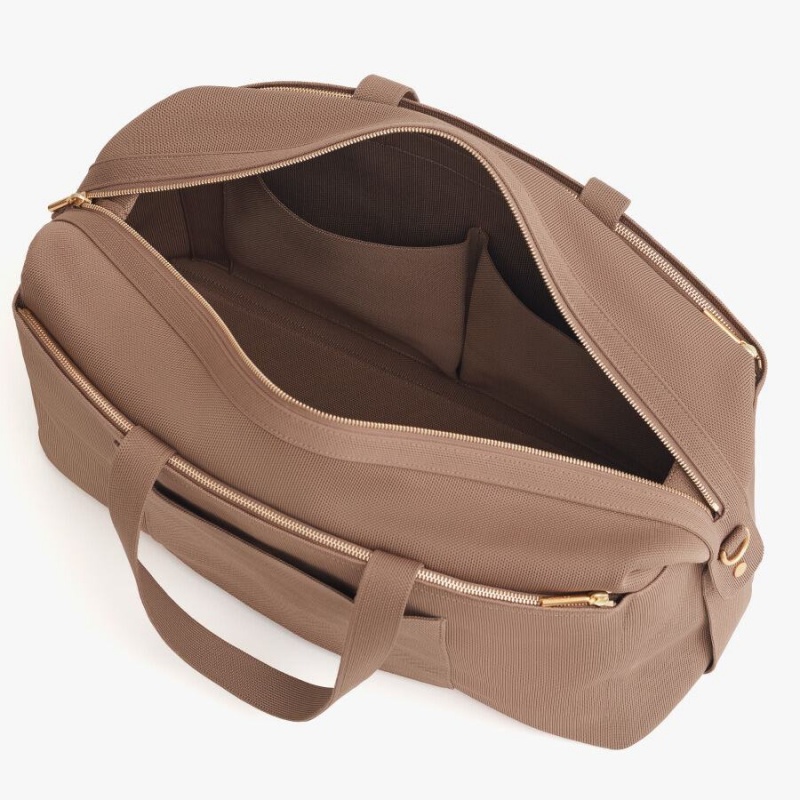 Sacs De Voyage Cuyana Large Kaki Femme | SKY-5725647