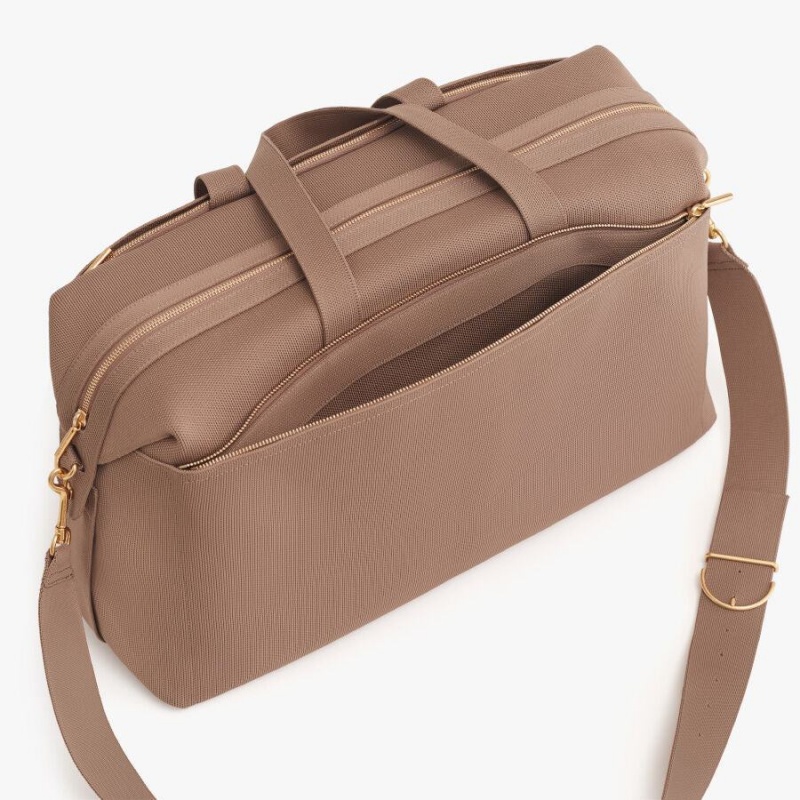 Sacs De Voyage Cuyana Large Kaki Femme | SKY-5725647