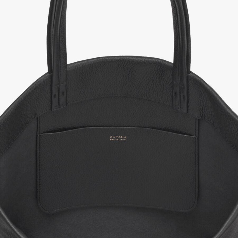 Sacs Fourre Tout Cuyana Small Easy Noir Femme | NDP-1327828