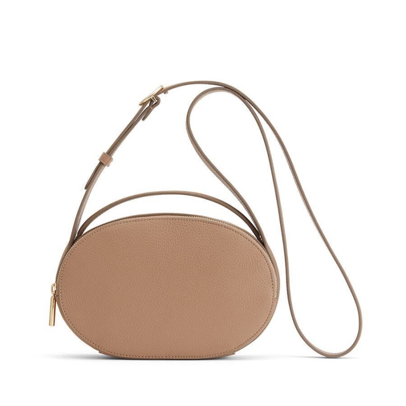 Sacs Crossbody Cuyana Top Handle Kaki Femme | ZXI-9432024