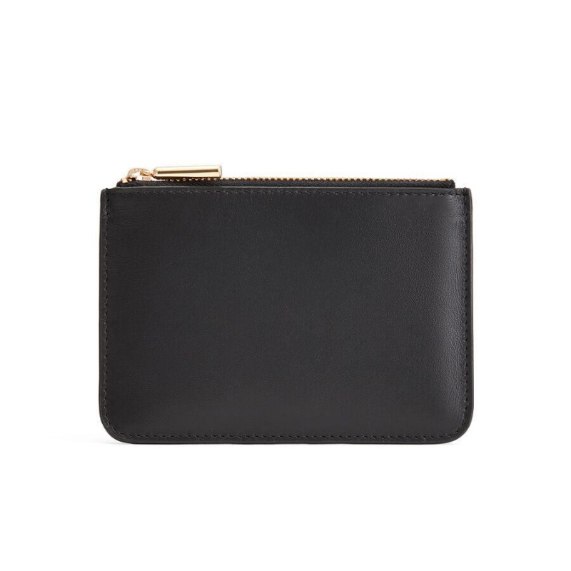 Pochettes Cuyana Zero Waste Slim Cuir Noir Femme | KWX-9826027