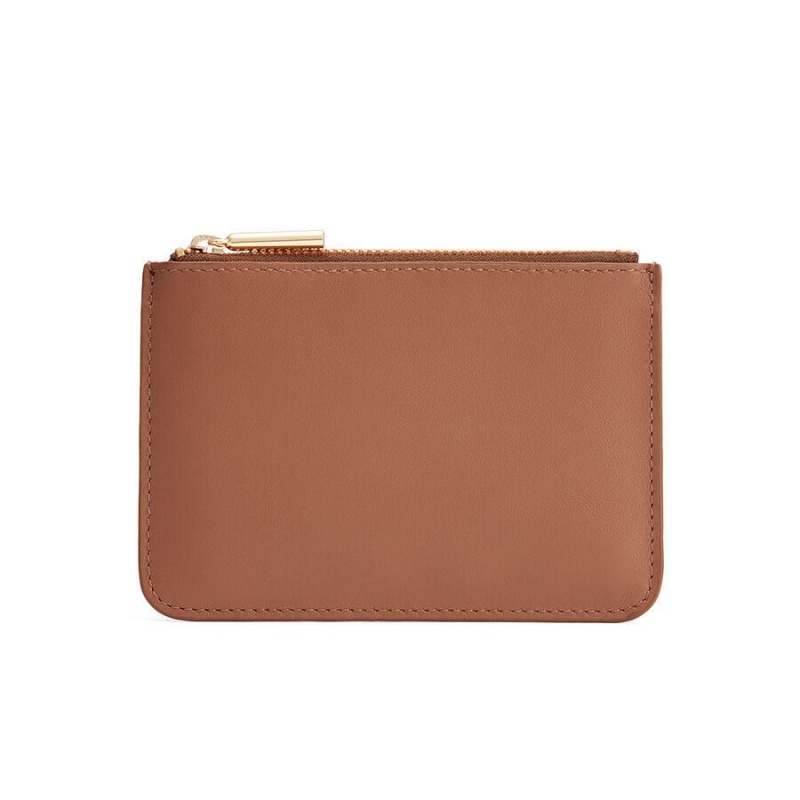 Pochettes Cuyana Zero Waste Slim Cuir Marron Femme | KAG-7468168