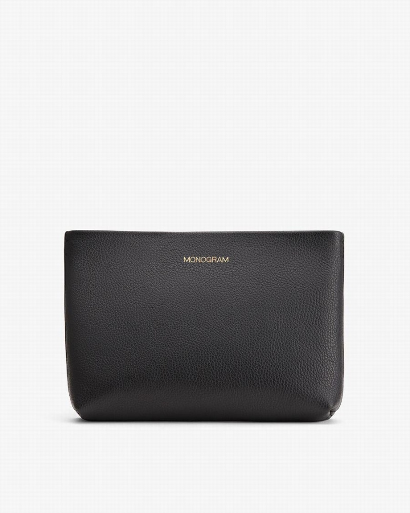 Pochettes Cuyana Small Zippé Noir Femme | UJT-3613469