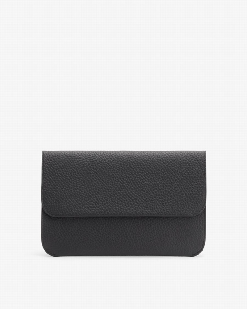 Pochettes Cuyana System Flap Noir Femme | BSQ-5816786