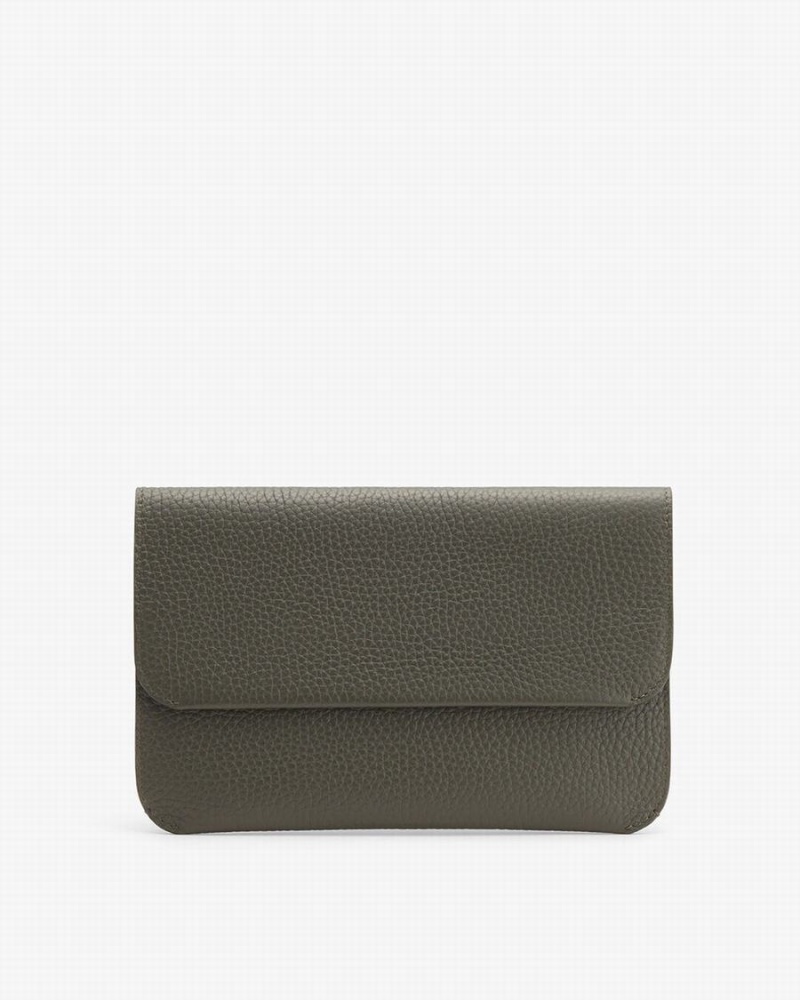 Pochettes Cuyana System Flap Vert Foncé Femme | HFL-3674224