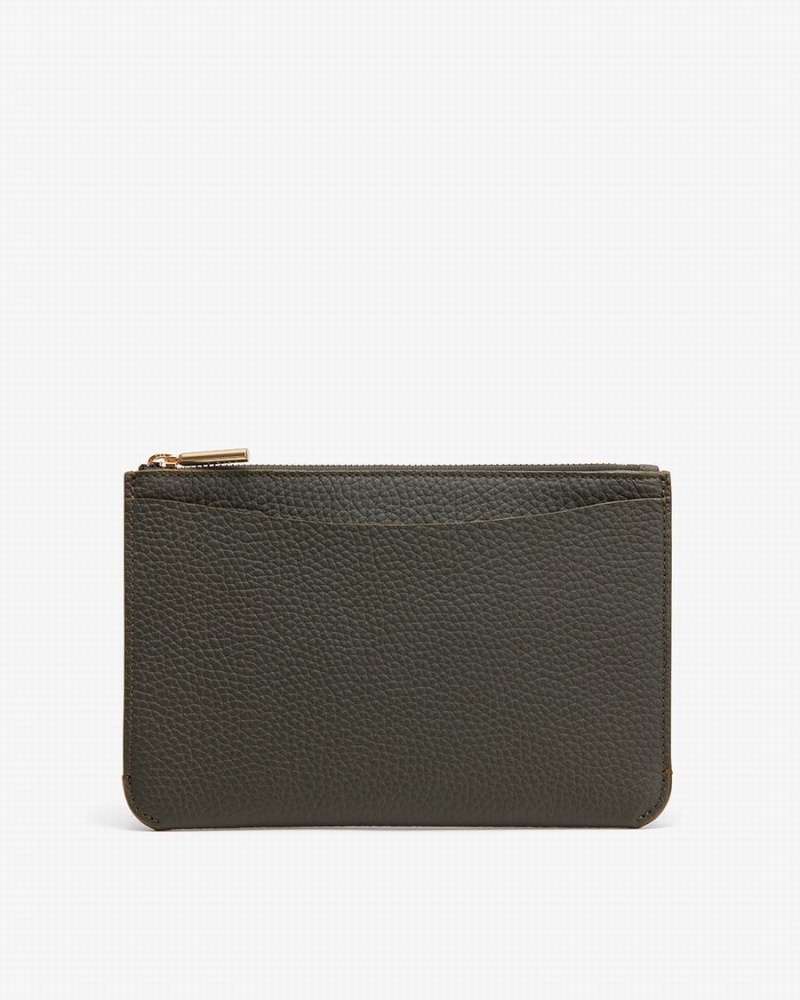 Pochettes Cuyana System Zippé Vert Foncé Femme | YMP-3787030