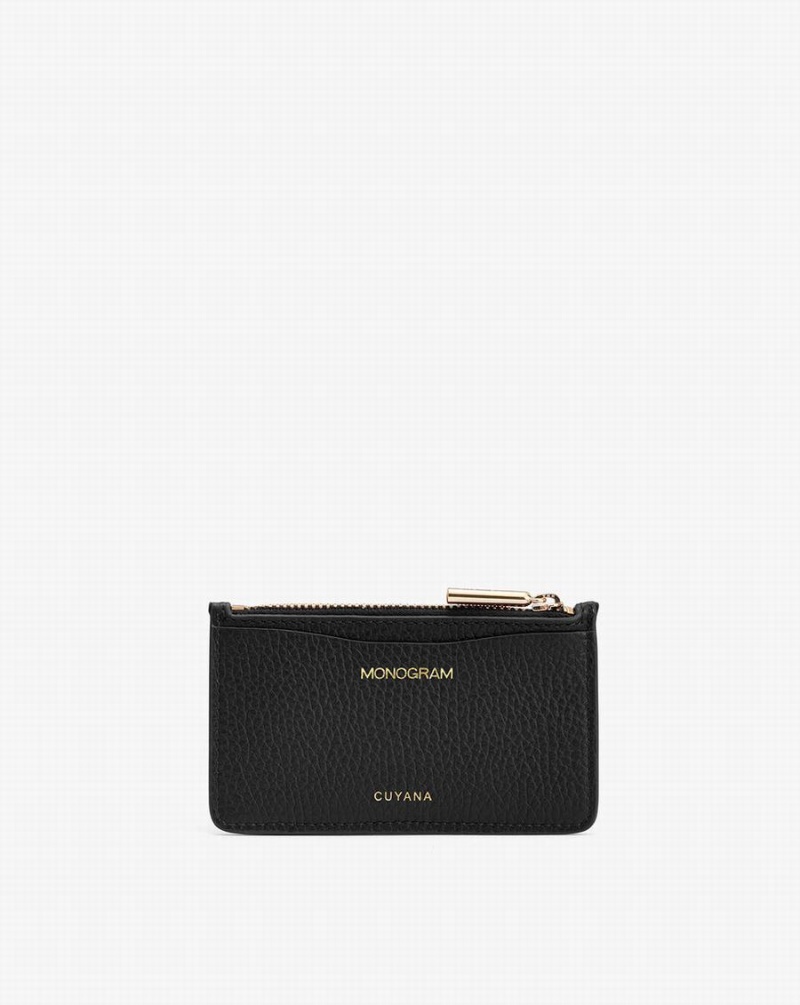 Porte-Cartes Cuyana Zip Noir Femme | TPM-8464275