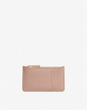 Porte-Cartes Cuyana Zip Rose Femme | OUQ-3820276