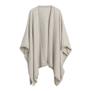 Chandails Cuyana Baby Alpaca Square Edge Cape Grise Clair Femme | JGN-5301510