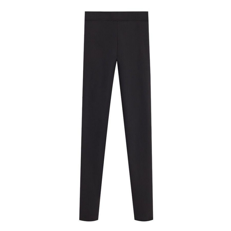 Pantalon Cuyana Ponte Legging Noir Femme | XLI-0070572