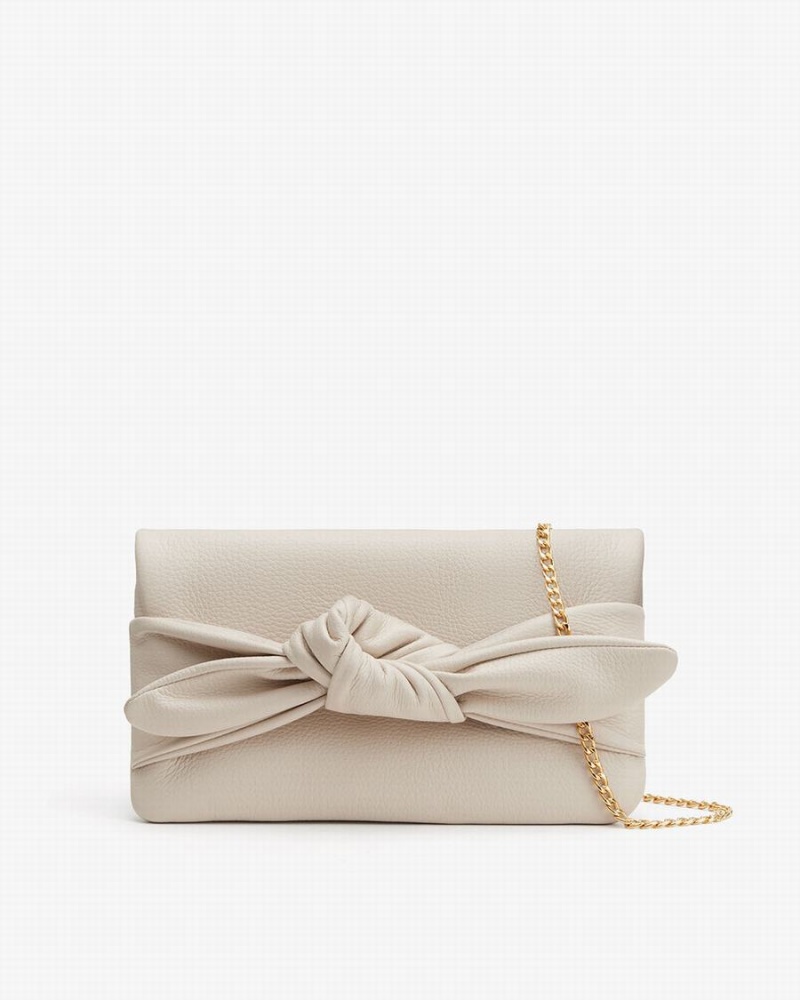 Pochettes Cuyana Bow Blanche Femme | VPI-1436649