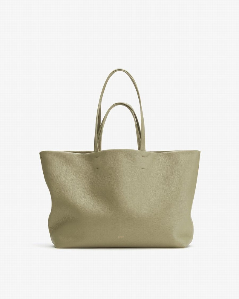 Sacs Fourre Tout Cuyana Classiche Easy Vert Femme | TYT-9071411